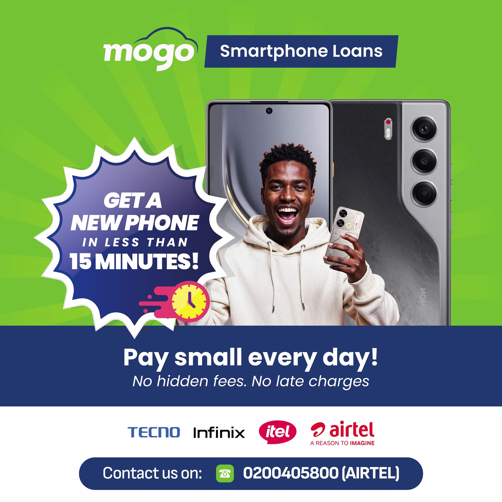 <strong>Get a new phone in less than 15 minutes</strong>